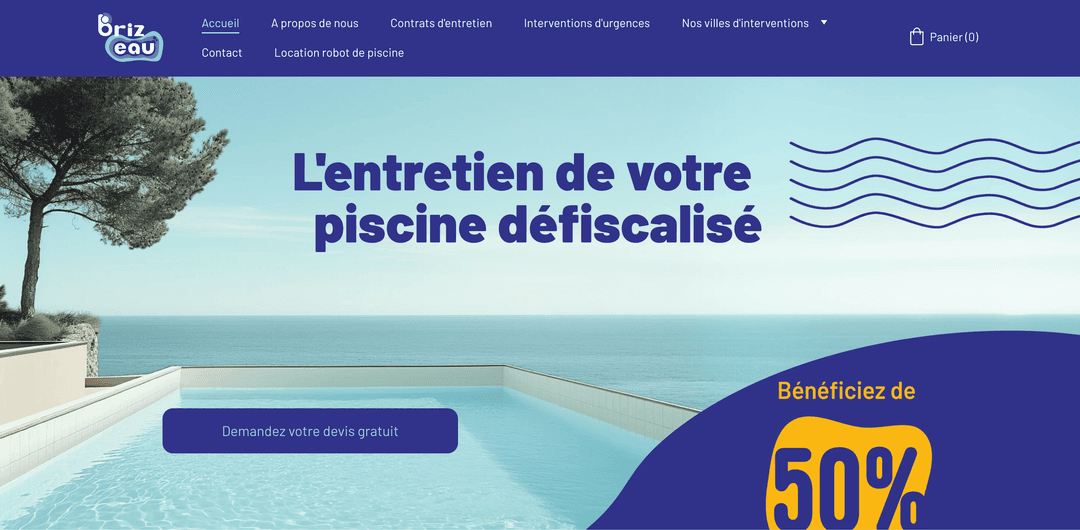 Spécialiste piscine Brizeau